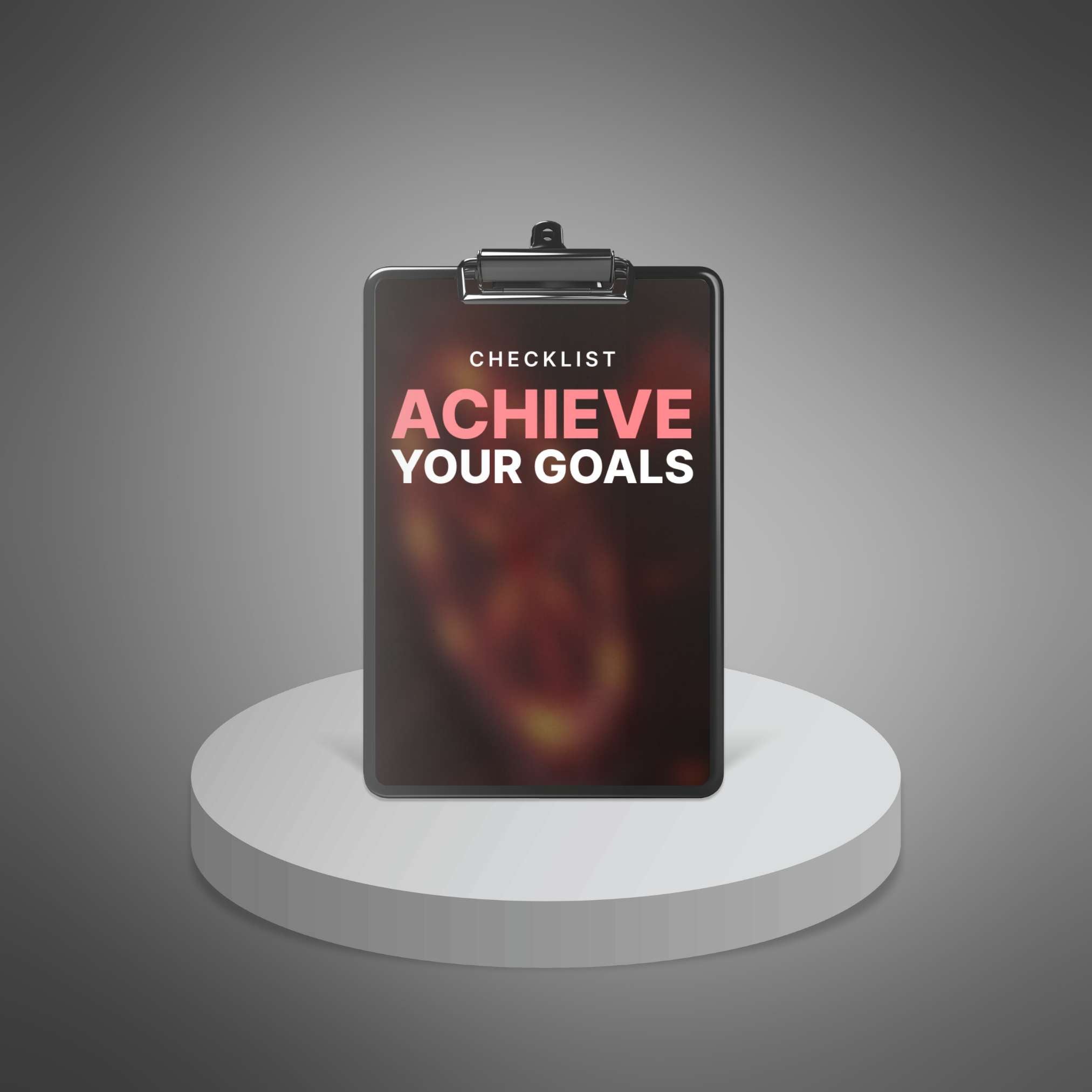 Achieve Your Goals - Checklist