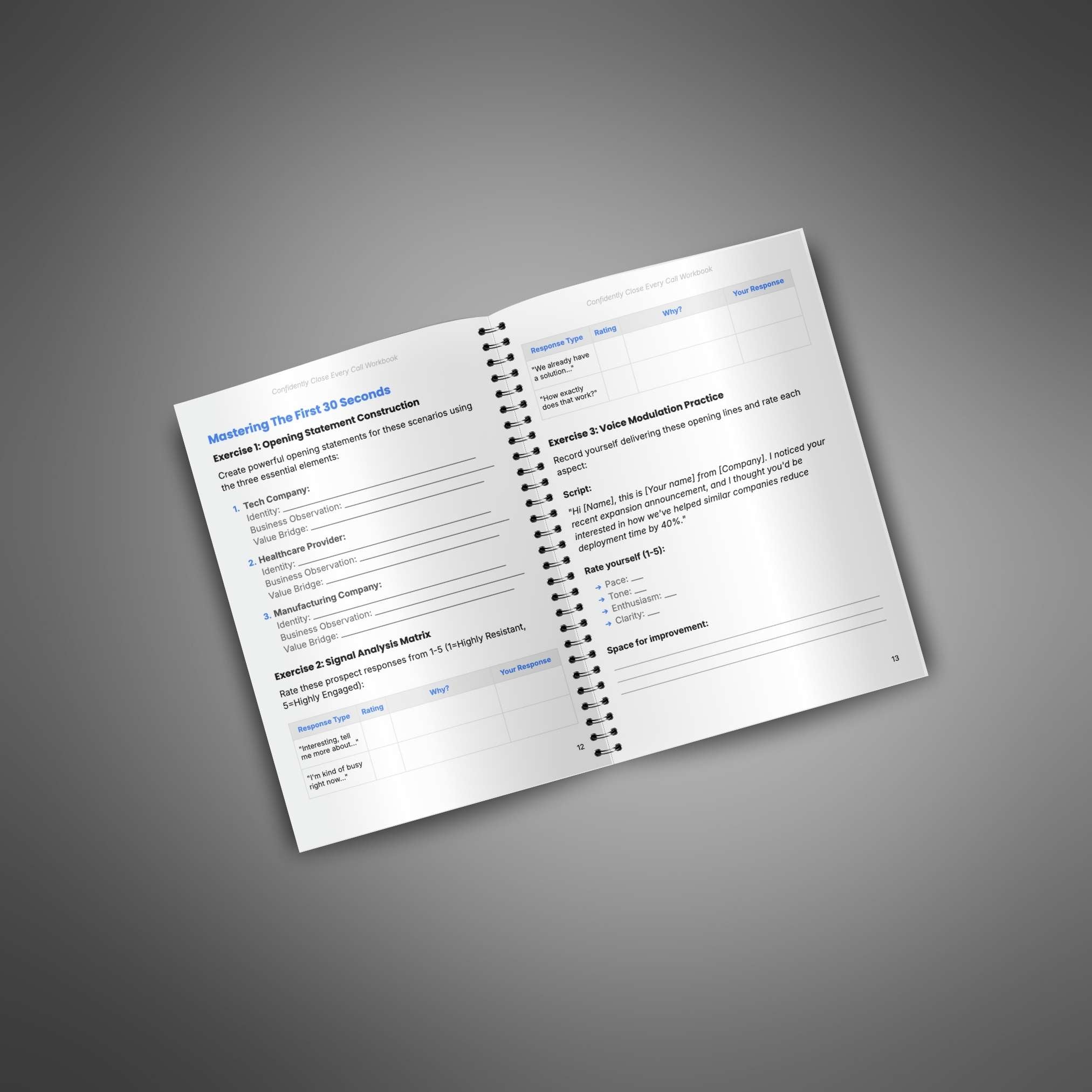 Confidently Close Every Call - Workbook