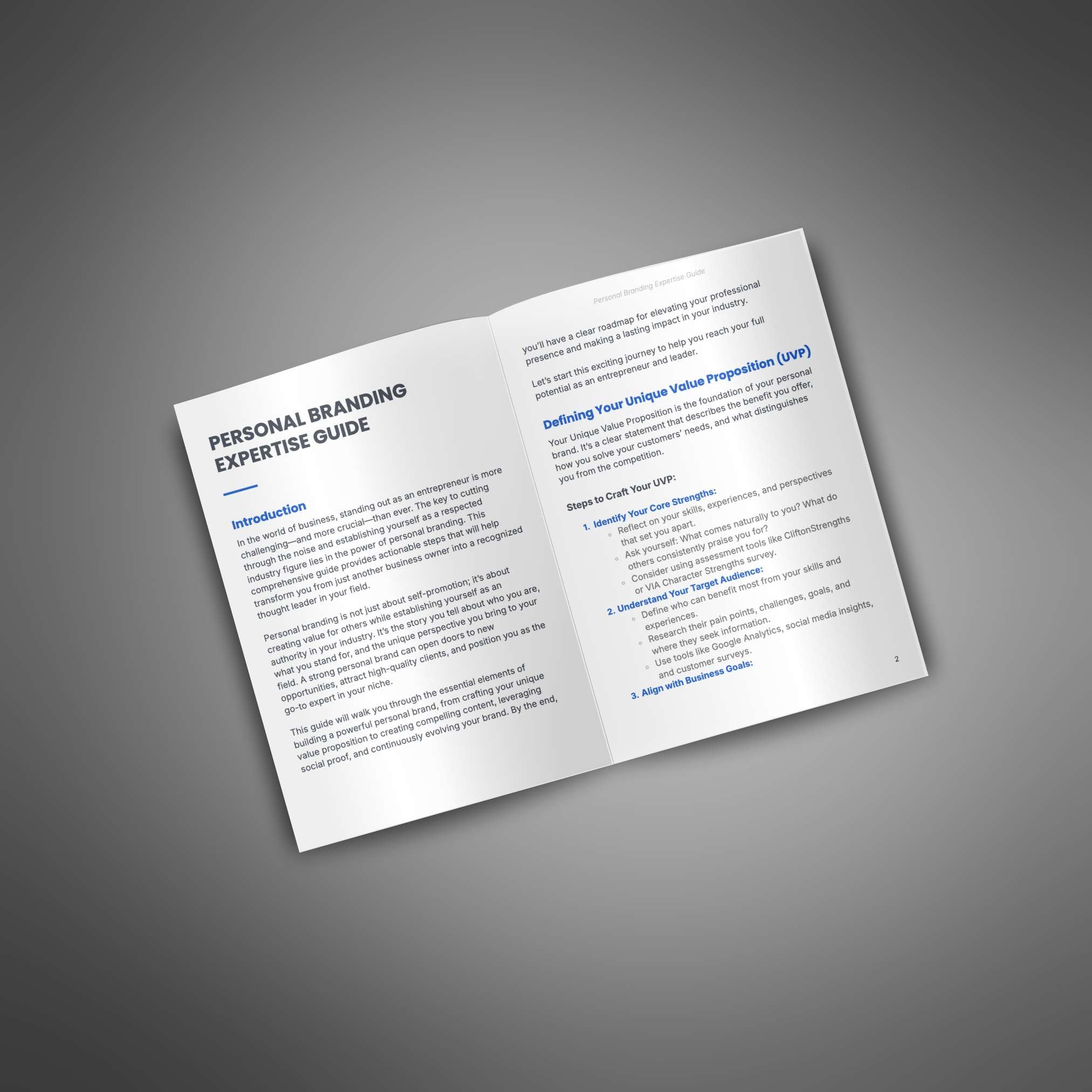 Personal Branding Expertise - Guide