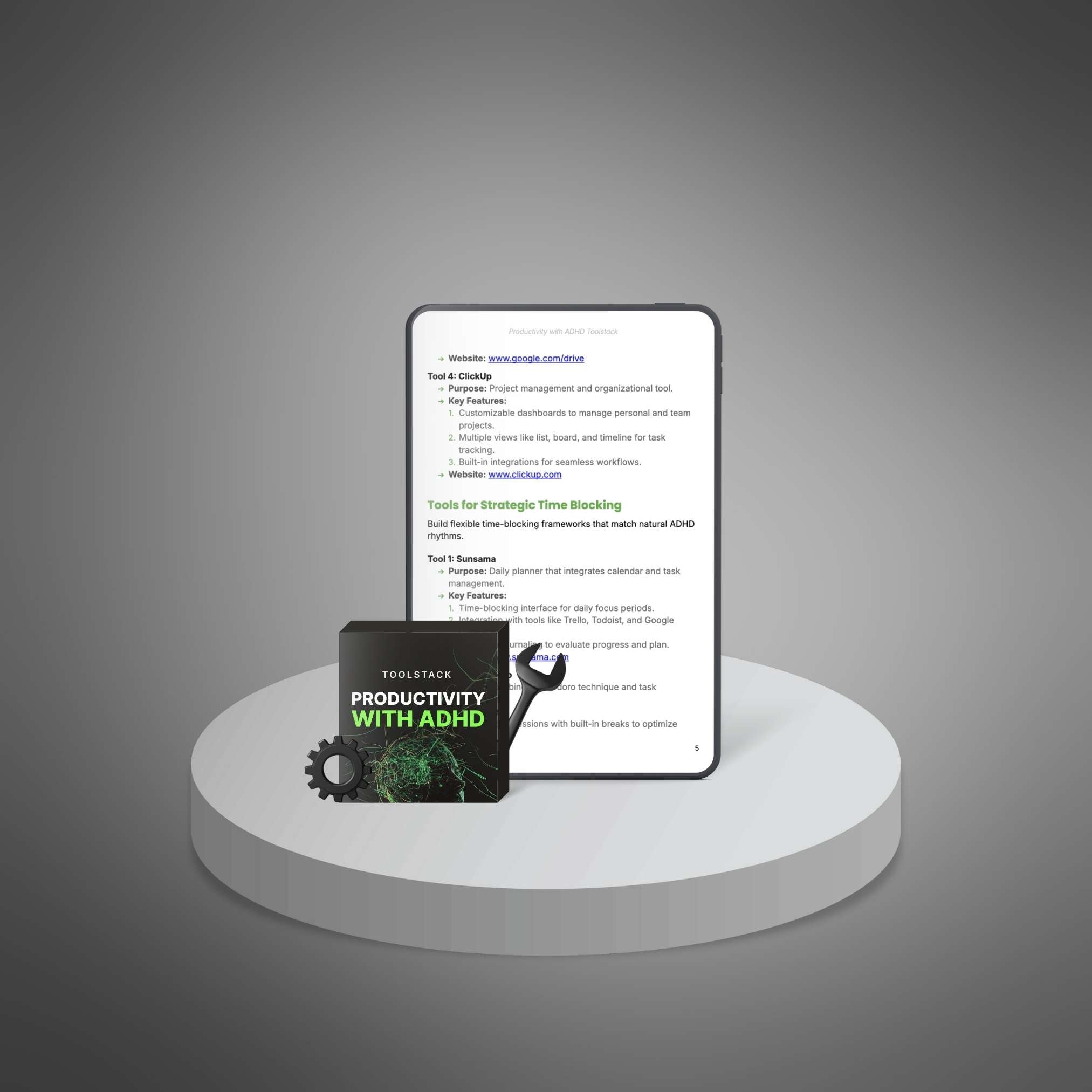 Productivity with ADHD - Toolstack