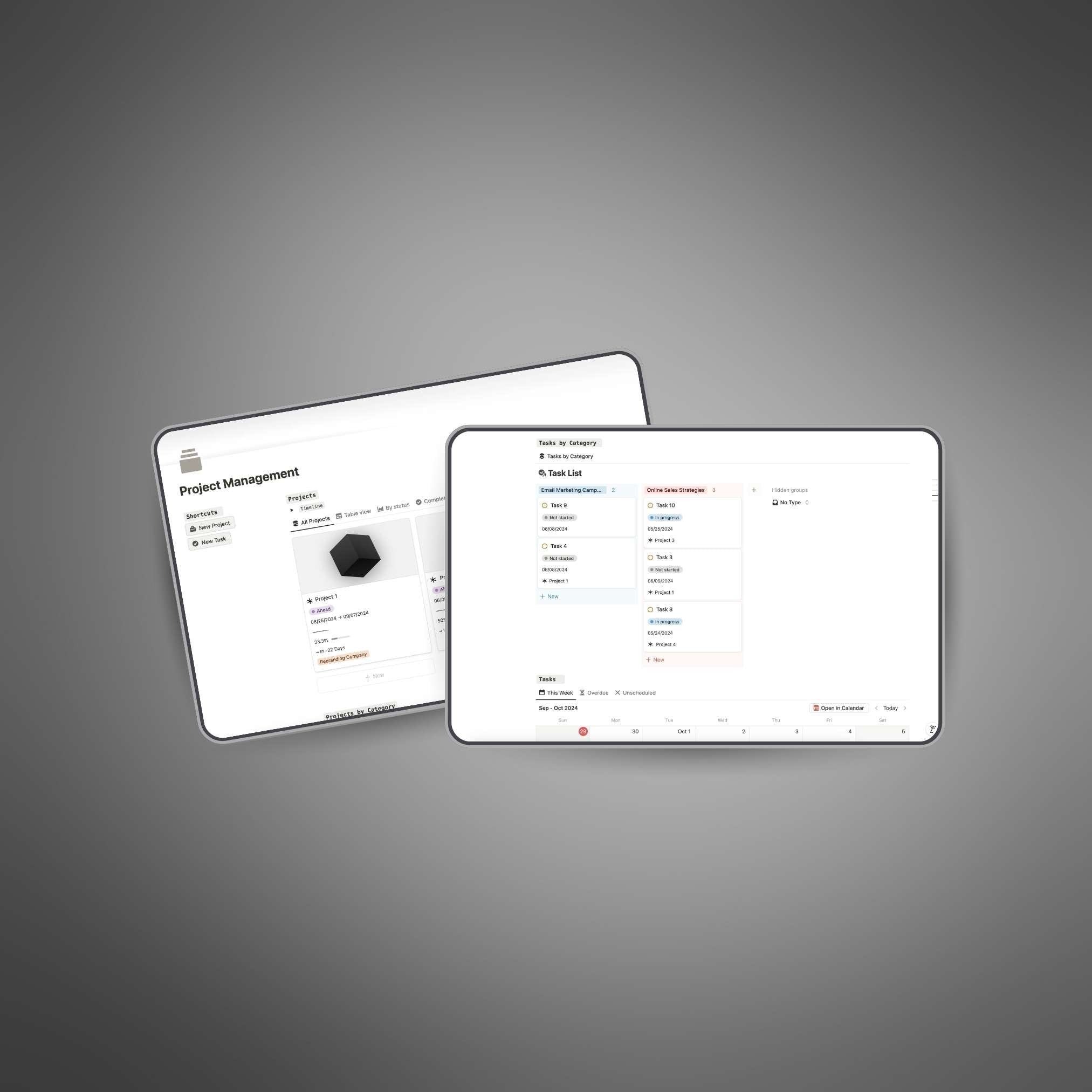 Project Progress Dashboard