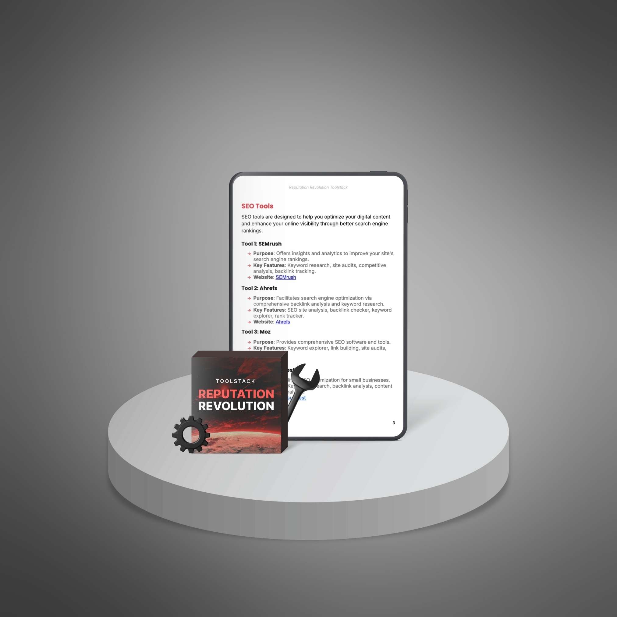 Reputation Revolution - Toolstack